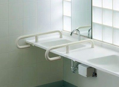 画像1: トイレ用手すり TOTO　T112CP5S P7/DB9　人工大理石カウンター用 ※受注生産品 [■§]