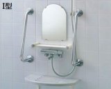 トイレ用手すり TOTO　T113BD6　浴室洗い場用 I型 ステンレス [■]
