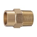 配管用品 三栄水栓　T57-13X15.88　オスネジ銅管アダプター 銅管用ツギテ・ソケット
