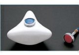 水栓金具 TOTO　THY415　部材 陶器三角ハンドル (白色) 青・赤こねじ付き [■]