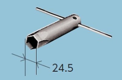 画像1: 工具 TOTO　TZ8　締付工具 対辺24.5mm [■]