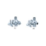 水栓金具 三栄水栓　V2220LAD-X3-13　止水栓 バルブ ストレート形止水栓 バルブ 分岐止水栓本体