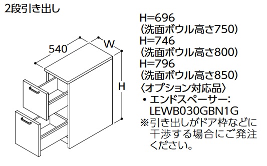 TOTO 【LBHA060BUG2N】 フロアキャビネット：住宅設備のプロショップ