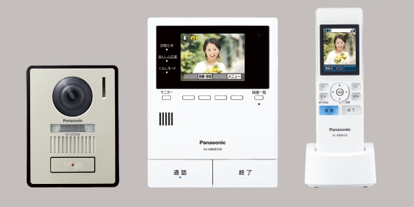 インターホン パナソニック Vl Swe310kl どこでもドアホン 2 7タイプ ワイヤレスモニター付テレビドアホン 電源コード式 Vl Swd302kl後継品 まいどdiy