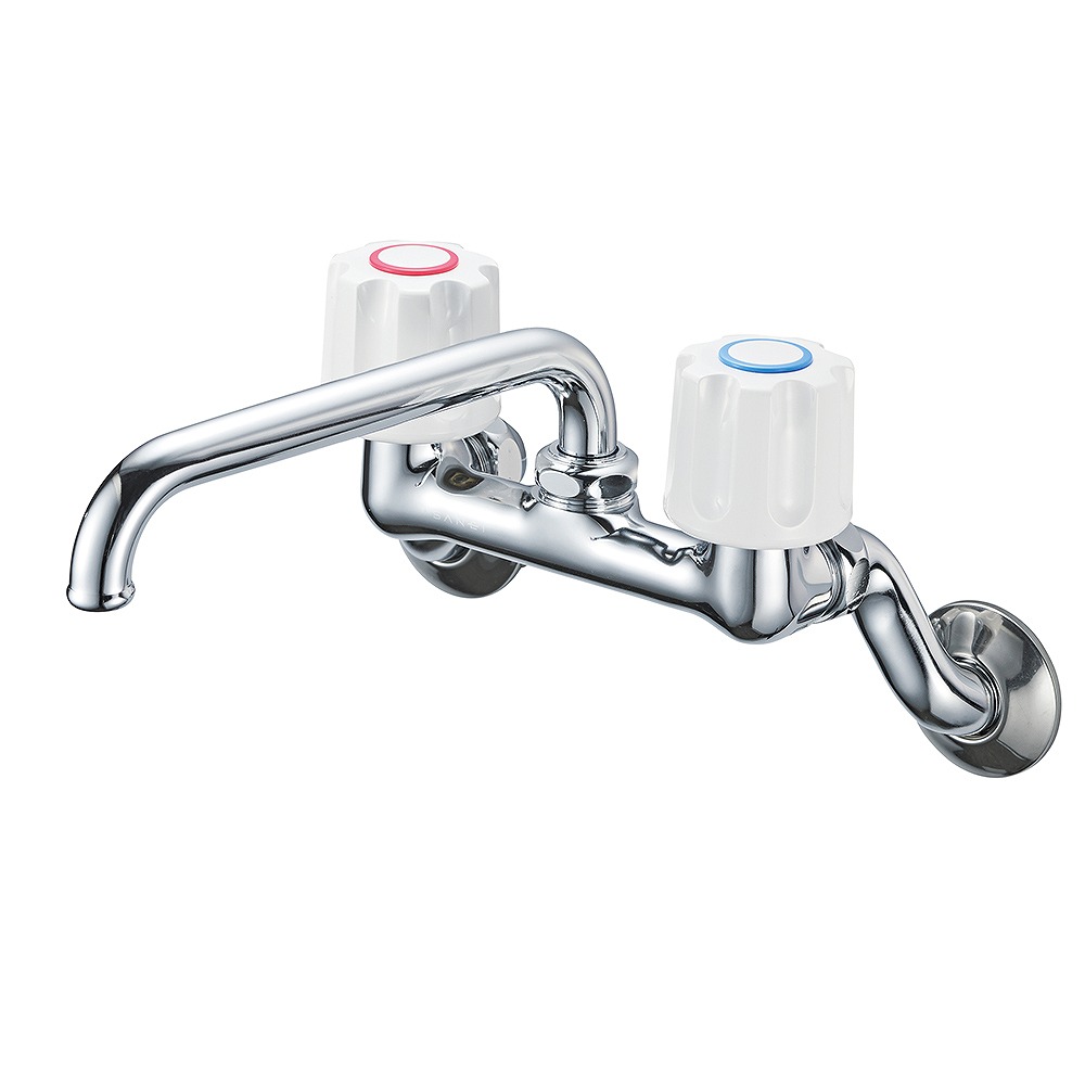 水道 蛇口 立水栓 シングルレバー立水栓（クロム） 洗面所用単水栓 - 2