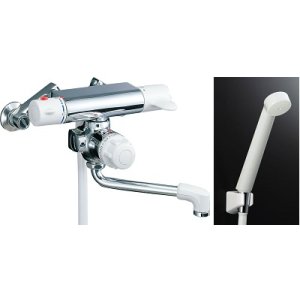 画像: 水栓金具 INAX/LIXIL　BF-M140TNSD　シャワーバス水栓 浴槽・洗い場兼用 サーモスタット付 定量止水付 寒冷地 逆止弁付 [★]