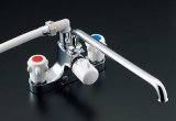画像: 水栓金具 INAX/LIXIL　BF-M607H-GA　ホールインワン専用浴槽水栓 ２ハンドル 一般地 逆止弁付 乾式工法 [★]