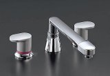 画像: 水栓金具 INAX/LIXIL　BF-7090B-U　バス水栓 デッキタイプ ２ハンドル 寒冷地 湿式工法用  受注生産品 [★§]