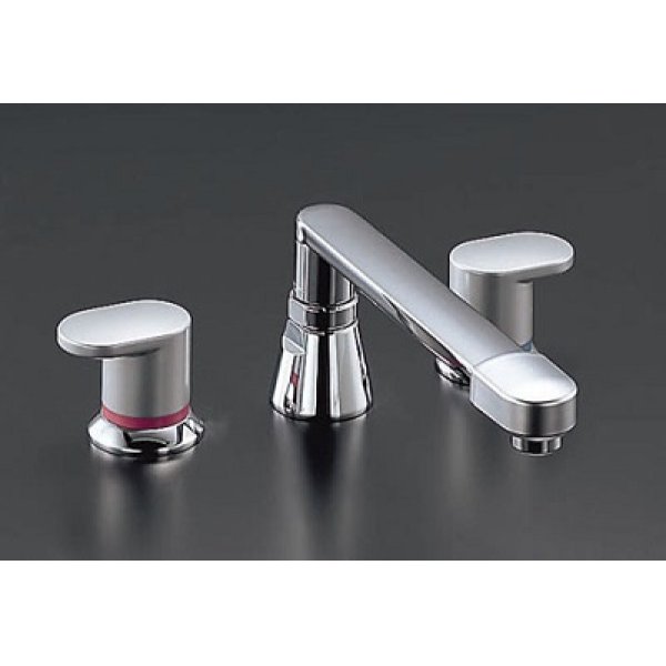 画像1: 水栓金具 INAX/LIXIL　BF-7090B-U　バス水栓 デッキタイプ ２ハンドル 寒冷地 湿式工法用  受注生産品 [★§] (1)