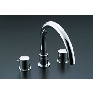 画像: 水栓金具 INAX/LIXIL　BF-E090B-U　バス水栓 デッキタイプ ２ハンドル 寒冷地 湿式工法用 受注生産品 [★§]
