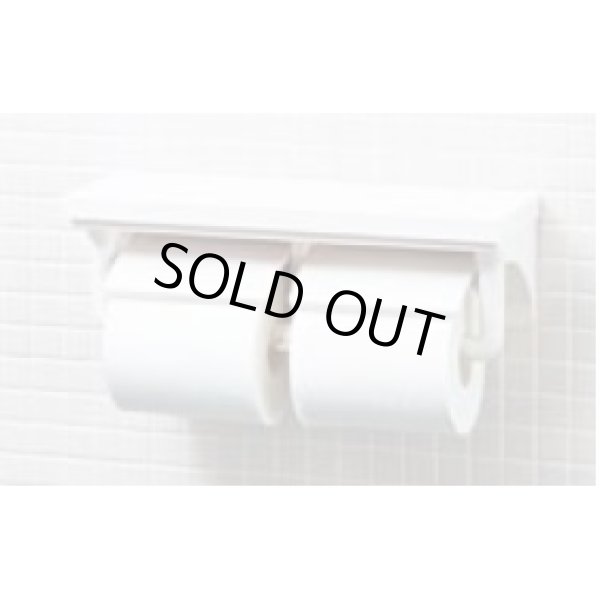 画像1: 【在庫あり】紙巻器 INAX/LIXIL　CF-AA64/BW1　ピュアホワイト 棚付2連紙巻器 [☆] (1)