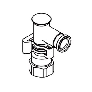 画像: INAX/LIXIL　MSA-001　キッチン用タッチレス水栓 別売部材 浄水器専用水栓逆止弁継手 [◇]