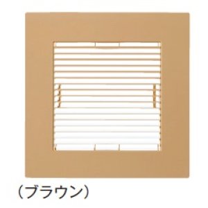 画像: ダクト用換気扇 日本キヤリア/旧東芝 DV-X14RV(T) 別売ルーバー インテリア格子 ブラウン