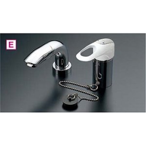 画像: TOTO 水栓金具 洗面所用水栓　TL834EGR　取替用シングル混合水栓 台付シングル混合水栓（ホース付きタイプ）[■]
