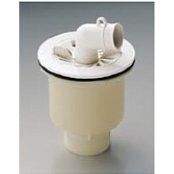 画像2: 【在庫あり】TOTO 洗濯機パントラップセット 【PWSP64J2W】 洗濯機パン(☆5：PWP640N2W)+縦引トラップ(☆PJ2009NW) 一般品[☆] (2)