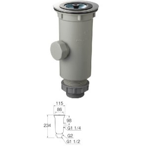 画像: 水栓金具 三栄水栓　H6511　流し排水栓