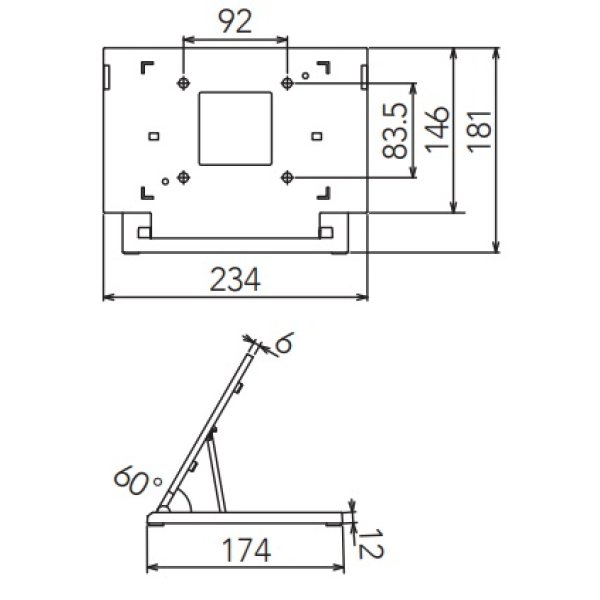 画像2: インターホン アイホン　JPW-S　卓上スタンド [∽] (2)