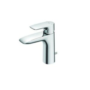 画像: TOTO 洗面所用水栓　TLG04302JA　台付シングル混合水栓 一般地・寒冷地共用 ワンプッシュ式 [■]
