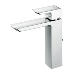 画像: TOTO 洗面所用水栓　TLG02305JA　台付シングル混合水栓 逆止弁 ワンプッシュ式 一般地/寒冷地共用 [■]