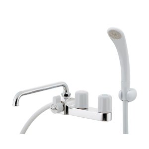 画像: 水栓金具 カクダイ　152-303　2ハンドルシャワー混合栓 [□]