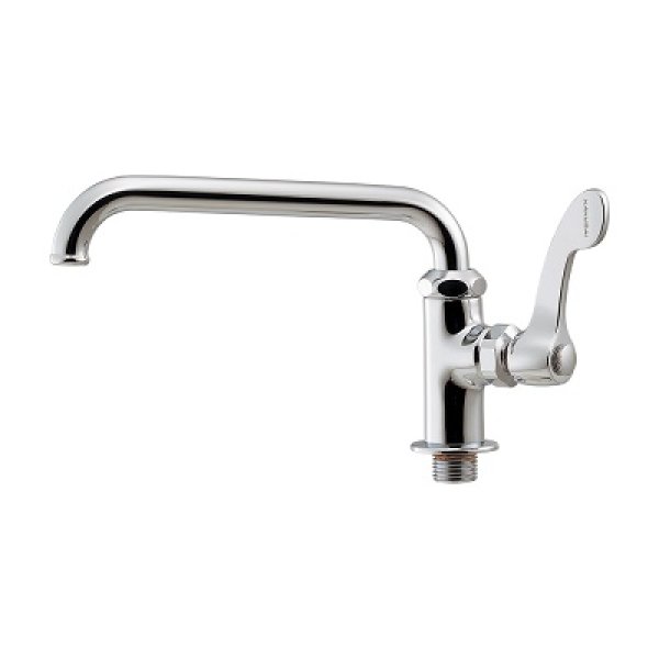 画像1: 水栓金具 カクダイ　700-435-13QR　厨房用立形自在水栓 [□] (1)