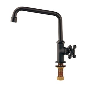 画像: 水栓金具 カクダイ　700-768-D　泡沫立形自在水栓//マットブラック