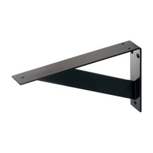 画像: 水栓金具 カクダイ　250-001-D　ブラケット//平鋼、ツヤ消し黒色塗装