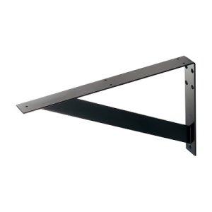 画像: 水栓金具 カクダイ　250-002-D　ブラケット//平鋼、ツヤ消し黒色塗装