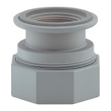 画像: 水栓金具 カクダイ　458-417-40　流し台用塩ビ変換アダプター [□]