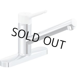 画像: 【在庫あり】水栓金具 INAX/LIXIL　SF-WL430SY(JW)　キッチン用水栓金具 ツーホールタイプ ノルマーレS シングルレバー混合水栓 取替浄水スパウト対応  [☆2]