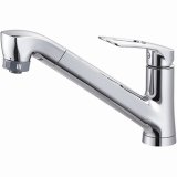 画像: 水栓金具 三栄水栓　K87121EJK-13　ワンホールスプレー混合栓 キッチン用 節水水栓 ホース引出し式 寒冷地用
