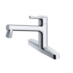画像: 【在庫あり】水栓金具 TOTO　TKS05313J　キッチン GGシリーズ 台付シングル混合水栓 吐水切替えタイプ 一般地・寒冷地共用 ※TKGG33EC取換推奨品 [☆2]