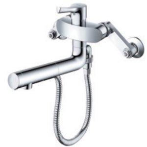 画像: 【在庫あり】水栓金具 TOTO　TKS05314J　キッチン GGシリーズ 壁付シングル混合水栓 ハンドシャワータイプ 一般地・寒冷地共用 ※TKGG36E取換推奨品 [☆2]