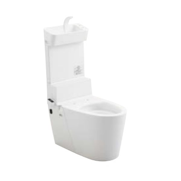 画像1: パナソニック アラウーノV 【XCH30A8WST】(CH3010WST＋CH301F＋CH328AWS) V専用トワレSN4 手洗い付き 床排水・標準タイプ リモコンなし [△] (1)