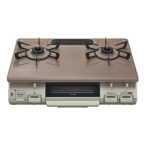 画像: ガスコンロ リンナイ 【KG67PPKR プロパン】 右強火力 スタンダードモデル 水無し片面焼 幅59cm パールピンクベージュ