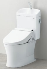 画像: TOTO ピュアレストQR 【CS232B+SH233BA】 組み合わせ便器 一般地 床排水 排水心200mm 手洗あり(便座別売) [♪■]