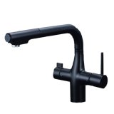 画像: KVK　KM6121ECM5　浄水器専用シングルレバー式シャワー付混合栓 eレバー （水栓本体のみ） マットブラック