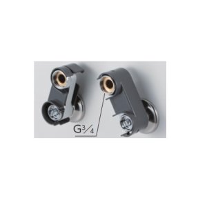画像: KVK　Z421747SG　60mm、流量調節止水弁付ソケット ソケットカバー付（ソルティグレー）