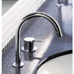 画像: セラトレーディング　VL090GS-60　Vola スパウトL=146mm ブラッククロム 受注生産品 [♪§]