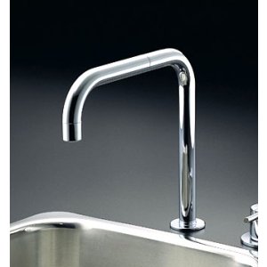 画像: セラトレーディング　VL090S-60　Vola スパウトL=200mm ブラッククロム 受注生産品 [♪§]