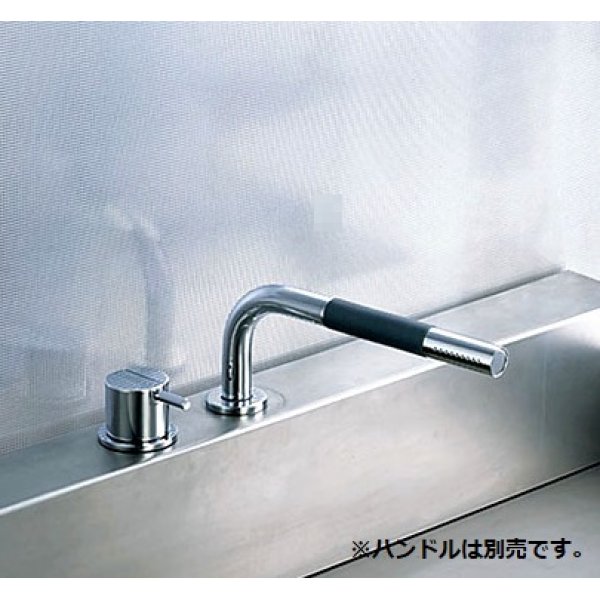 画像1: セラトレーディング　VLT1MS-60　Vola 引出式シャワーヘッド ブラッククロム 受注生産品 [♪§] (1)