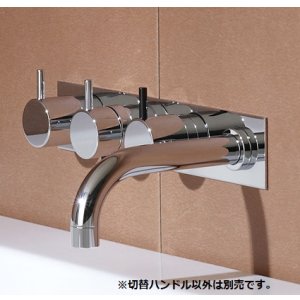 画像: セラトレーディング　VL064-60　Vola 切替ハンドル(バス用) ブラッククロム 受注生産品 [♪§]
