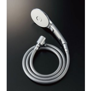 画像: INAX/LIXIL　BF-SL6MBGE(1.6)-AT　別売シャワーヘッド エコアクアスイッチシャワー(めっき仕様) メタル調シルバーホース 樹脂製防カビホース 1.6m [★]