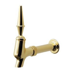 画像: 水栓金具 カクダイ 703-707-G 横水栓 ゴールド