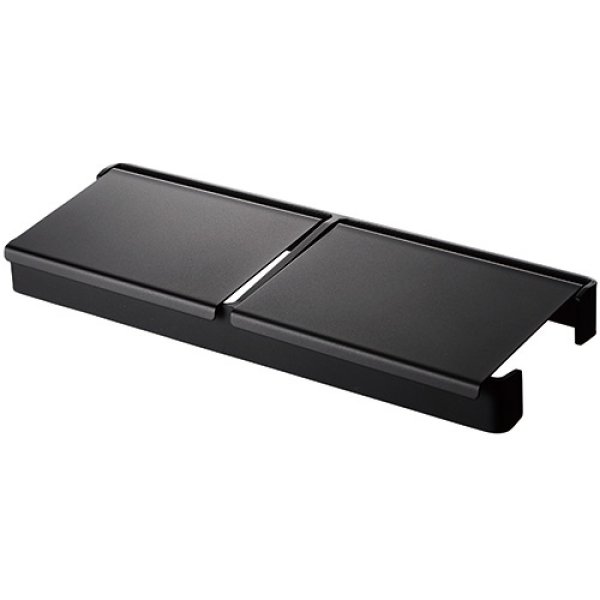 画像1: トイレ関連 三栄水栓　W3808-MD　ダブルペーパーホルダー トイレ用 マットブラック (1)