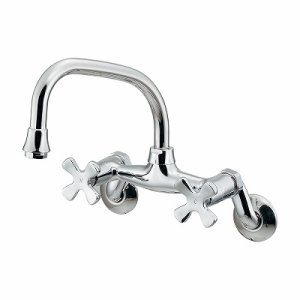 画像: 水栓金具 カクダイ　124-109　2ハンドル混合栓 [■]