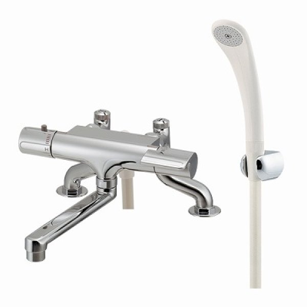 画像1: 水栓金具 カクダイ　175-020　サーモスタットシャワー混合栓 立形 (1)
