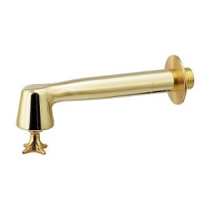 画像: 水栓金具 カクダイ　710-042-CU　衛生水栓(ロング) レトロ