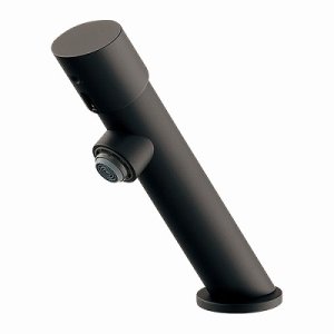 画像: 水栓金具 カクダイ　716-321-D　自閉立水栓 マットブラック