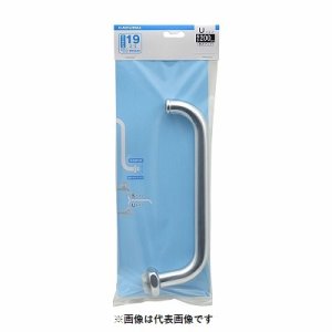 画像: 水栓金具 カクダイ 775-65-300 水栓先端部品 立上りUパイプ(大) 長300 ネオパック